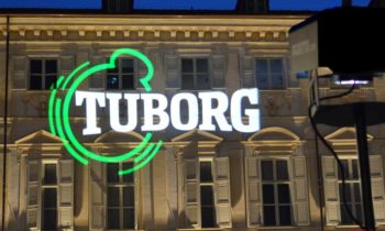 Projektion logo Tuborg