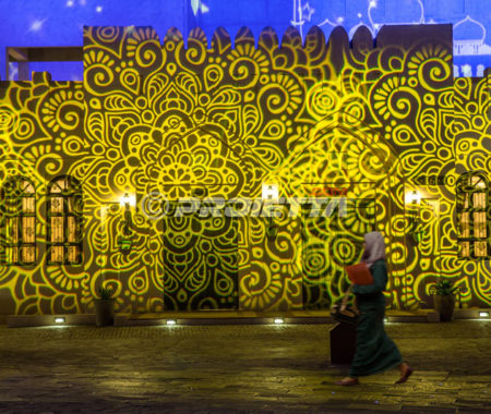 Feierliche Projektionen Ramadan - Doha