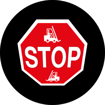 Gobo - STOP Gabelstapler